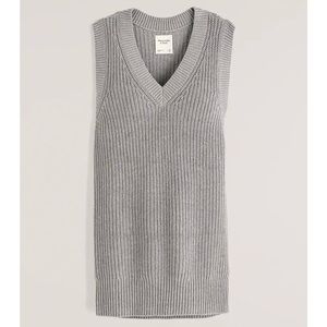 NEW Abercrombie & Fitch Sweater Vest Mini Dress